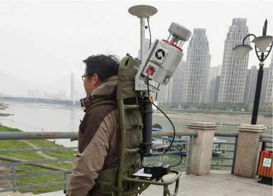ระยะไกล 1350m โดรน ทางอากาศ LiDAR ระบบ ARS-1000L ความแม่นยำสูง