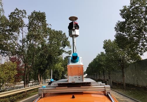 ความละเอียด 30MP HiScan-C ติดตั้งในรถยนต์ระบบ LiDAR มือถือ LiDAR การทำแผนที่