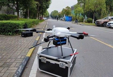 100-2000kHz ความแม่นยำสูง 5mm@50m PM-1500 UAV LiDAR ระบบ สำหรับการสำรวจถนน
