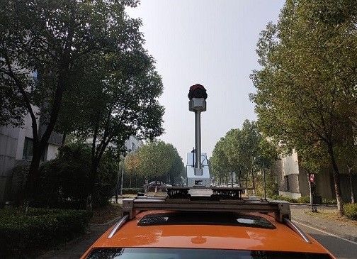 HiScan-C มือถือ LiDAR การสำรวจที่ดิน 5mm@40m ระบบตรวจสอบการเสียรูปที่แม่นยำ