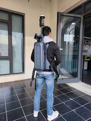 Handheld 3D LiDAR HiSLAM สำหรับการสแกนและสร้างแบบจำลองพื้นที่ภายใน
