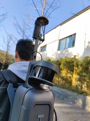 120m Range Handheld / Backpack 3D LiDAR HiSLAM สำหรับการวัดส่วนหน้าอาคาร