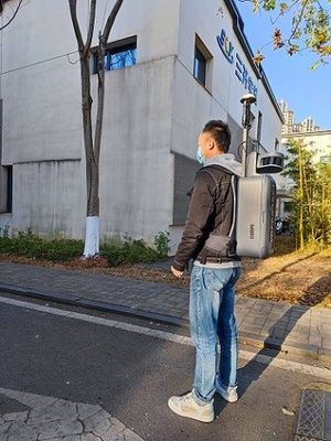 120m Range Handheld / Backpack 3D LiDAR HiSLAM สำหรับการวัดส่วนหน้าอาคาร