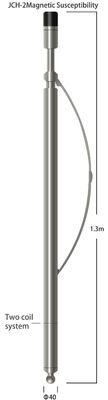 10-10000 × 10-4 SI เครื่องมือบันทึกสองคอยล์ความไวแม่เหล็กด้วยความละเอียด FS 5%