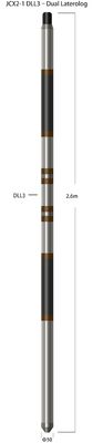 ช่วงตัวนับ 0-10KΩm ความแม่นยำ 5% Dual Probe Stainless Steel Laterolog